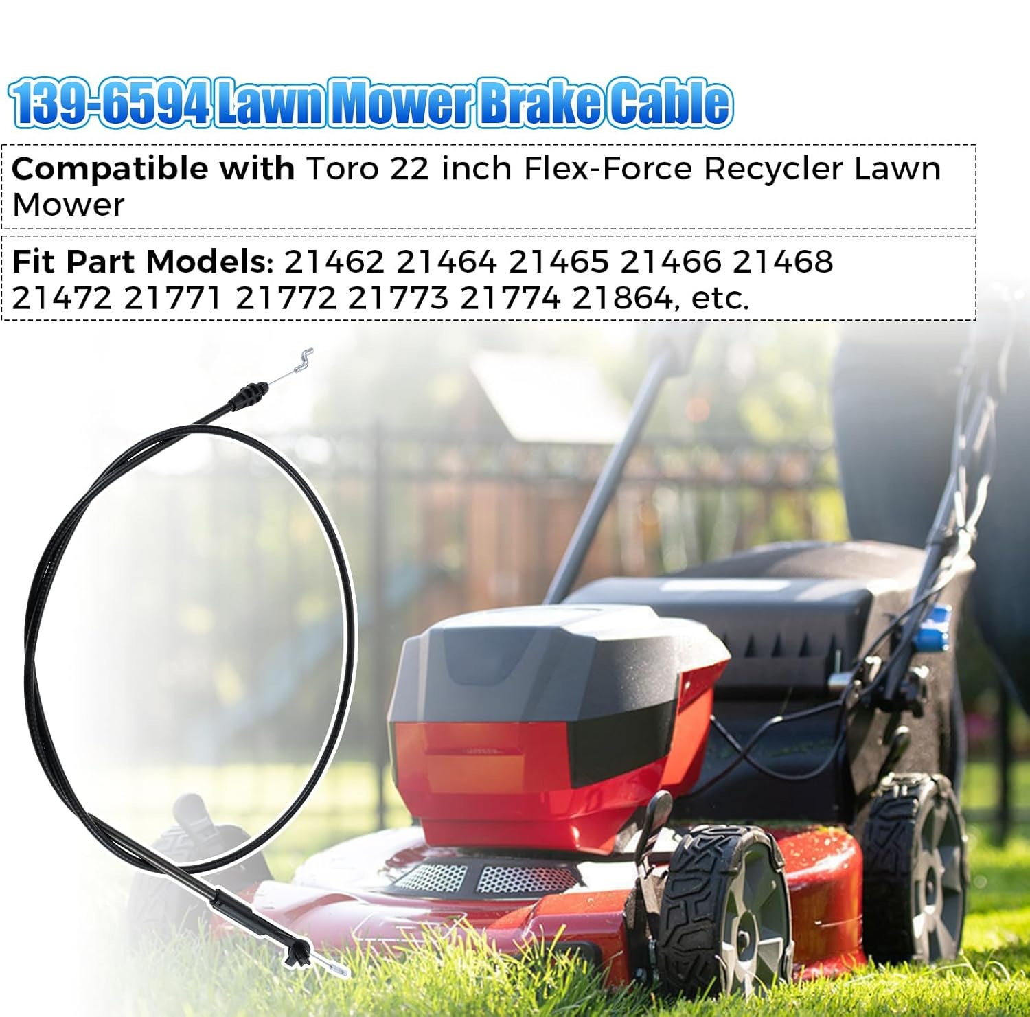 Gardening Tools B&M - كابل فرامل PP B&S رقم 139-6594