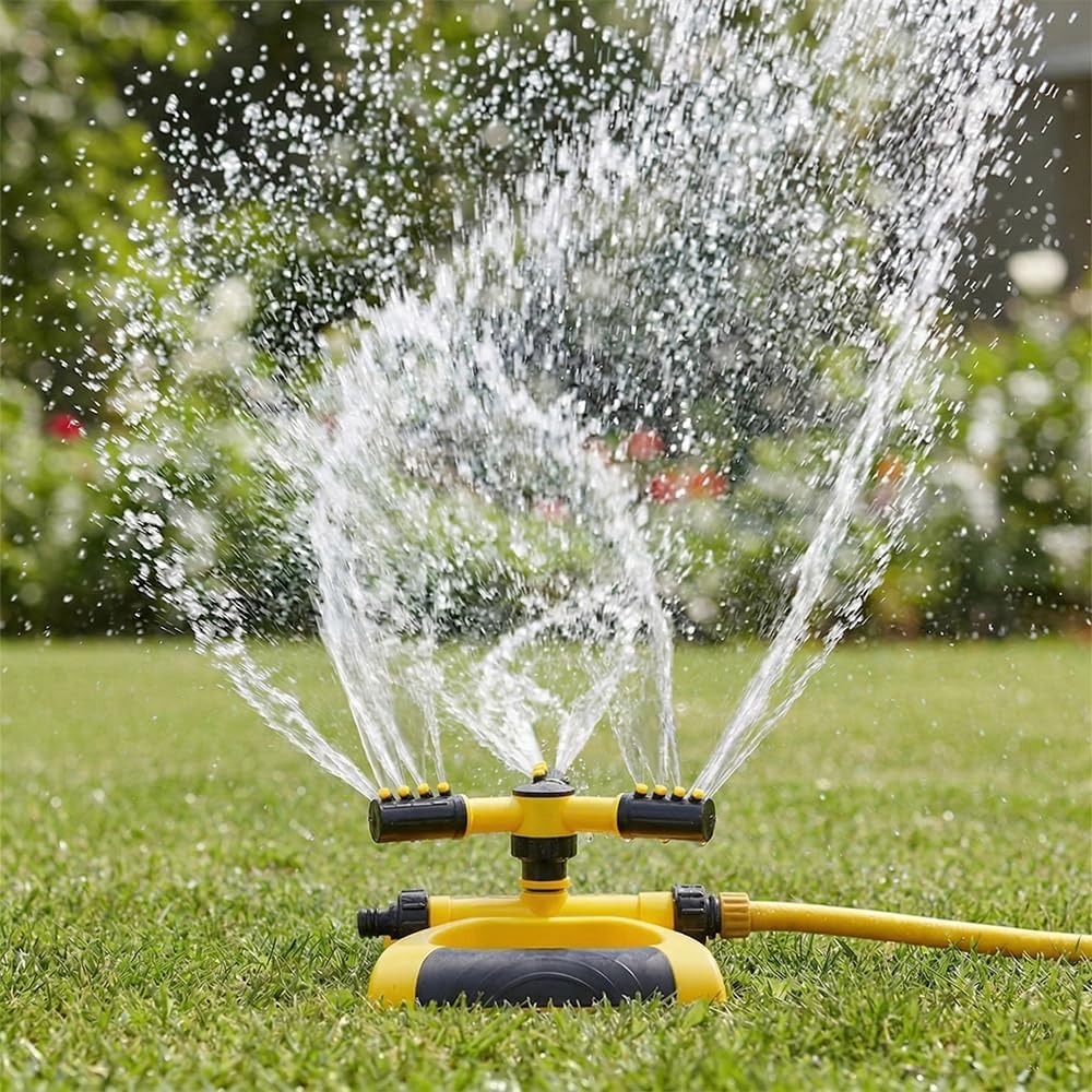 Gardening Yard Tools - رشاش مياه دوار أوتوماتيكي 360 درجة