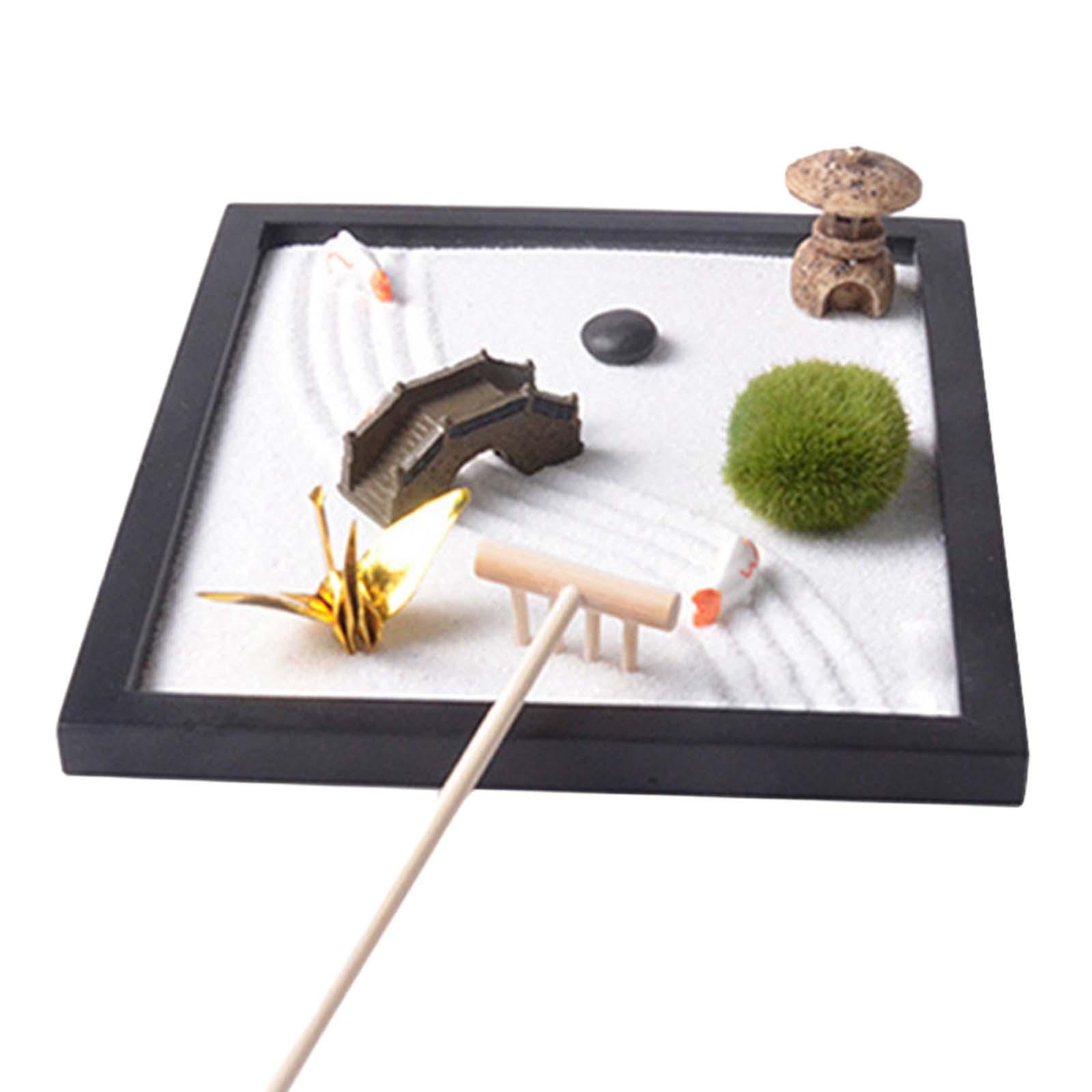 Gardening Tools Kit For Home Garden - صينية رمل حديقة زن للمكتب ديكور