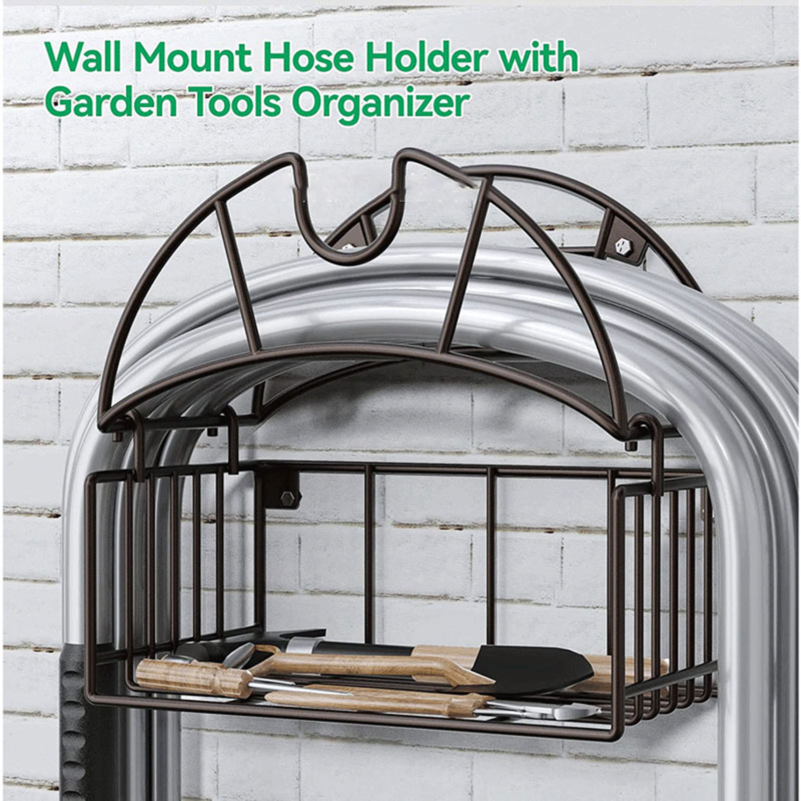 Gardening Tools Holder - حامل خرطوم حديقة مثبت على الحائط