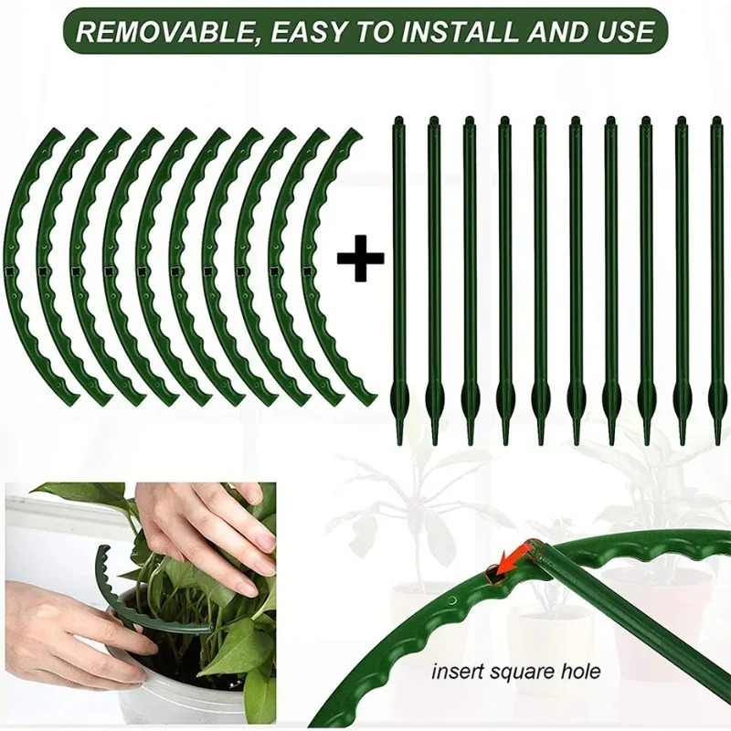 البلاستيك نبات دعم حلقة بستان  - مراجعة Gardening Tools Holder وسعره