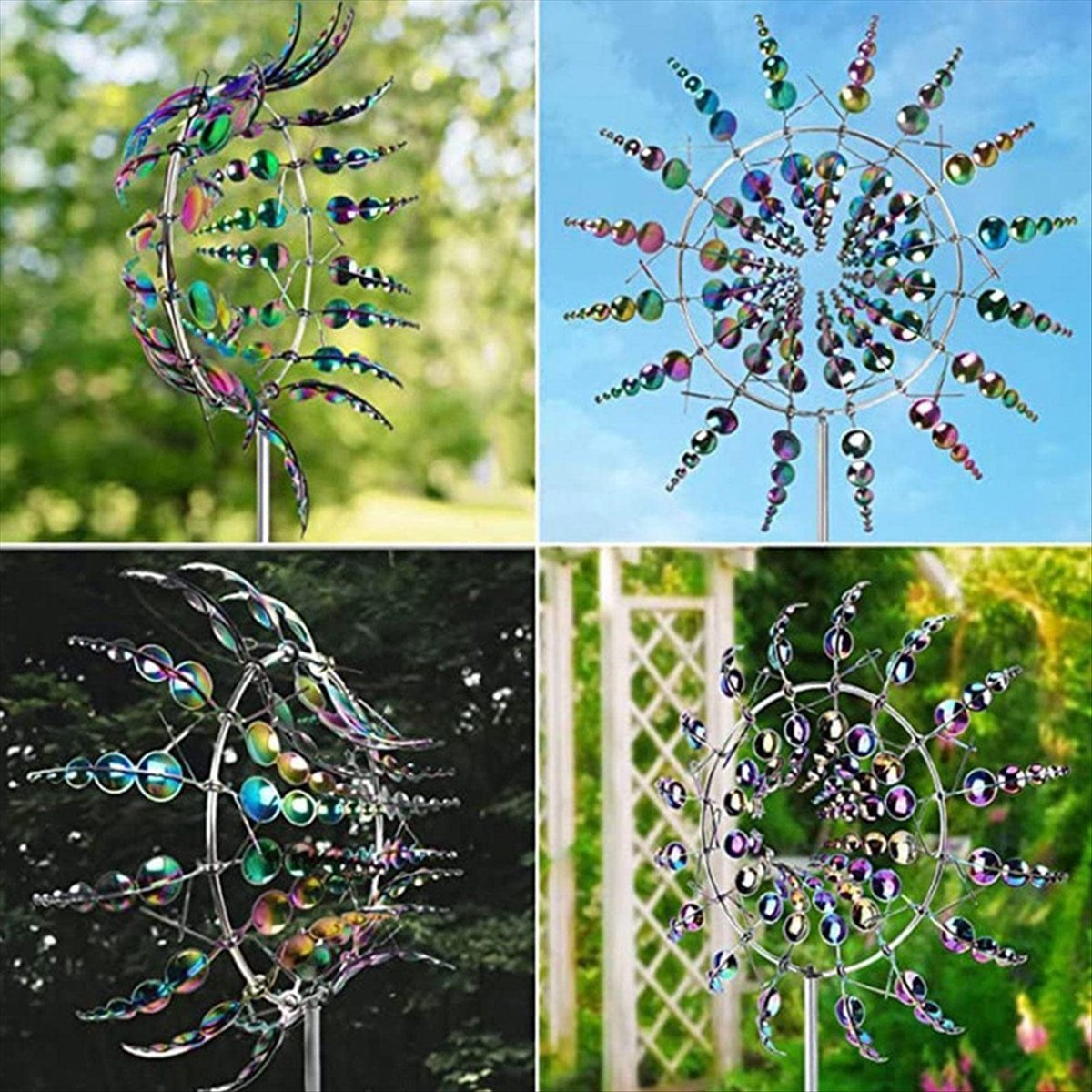 KSOL دوّارة رياح معدنية سحرية، - مراجعة Gardening Tools B&M وسعره
