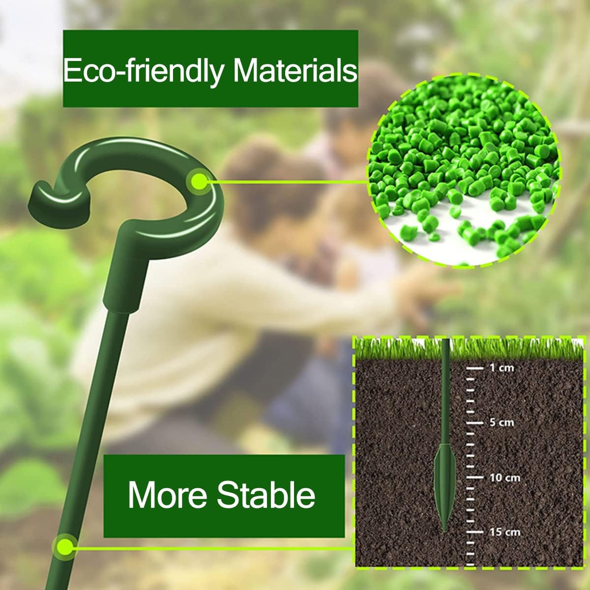 5/10 قطع من دعامات النباتات، ح - مراجعة Gardening Tools Holder وسعره